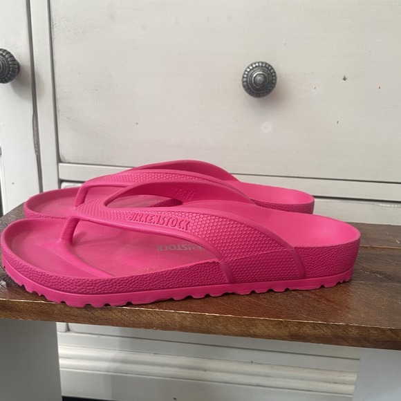 Birkenstock Womens Size 6.5 EU 37 Beetroot Pink Flip Flops Shoes Summer - Picture 7 of 9